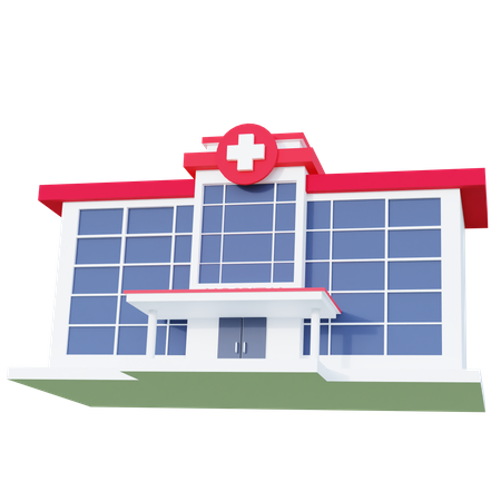 Free Hospital  3D Icon