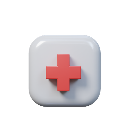 Free Hospital Sign  3D Icon