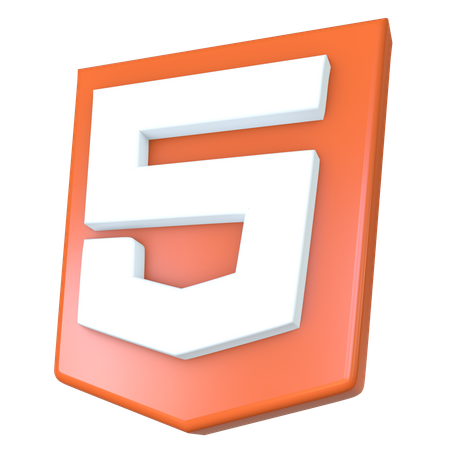 Free HTML  3D Icon