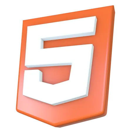 Free HTML  3D Icon