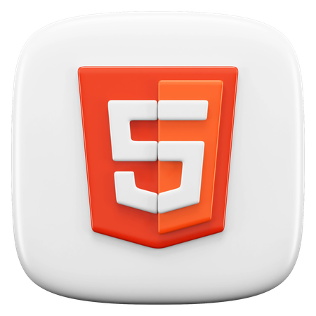 Free HTML  3D Icon