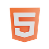 html 5 logo 3d logos