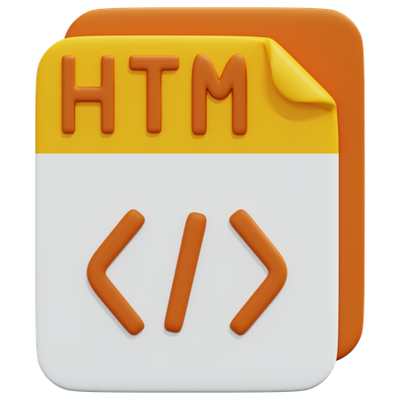 Free Htmlファイル  3D Icon