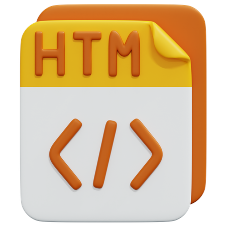 Free Html File  3D Icon