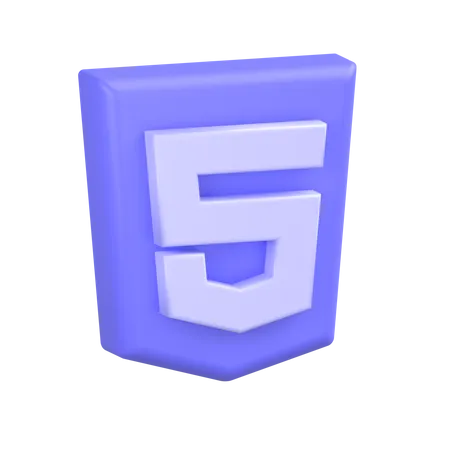 html5 logo 3d
