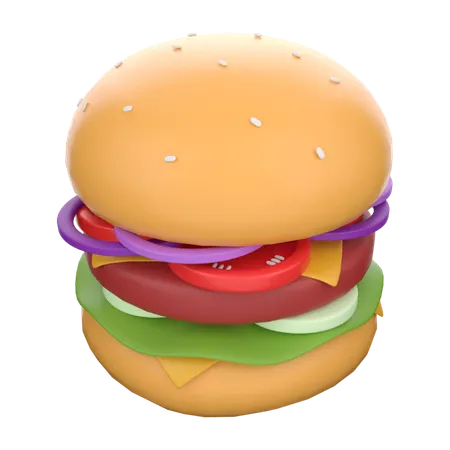 Free Humberger  3D Icon