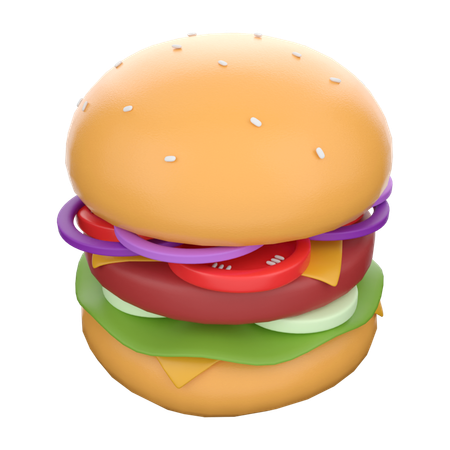 Free Humberger  3D Icon