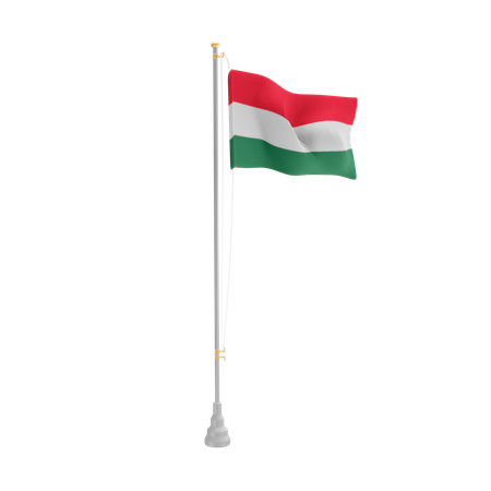 Free Hungarian  3D Flag