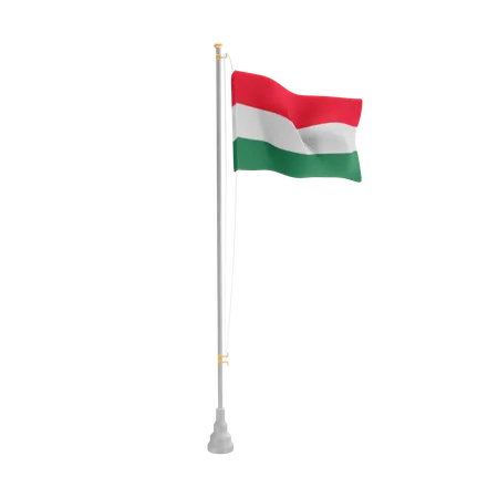 Free Hungarian  3D Flag