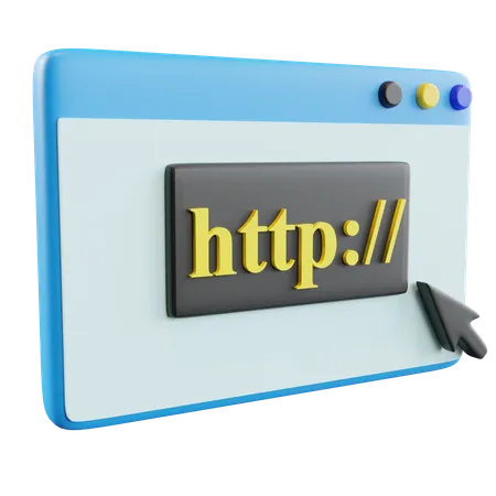Free Hypertext Transfer Protocol  3D Icon