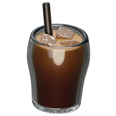 Free Ice Coffee  3D Icon