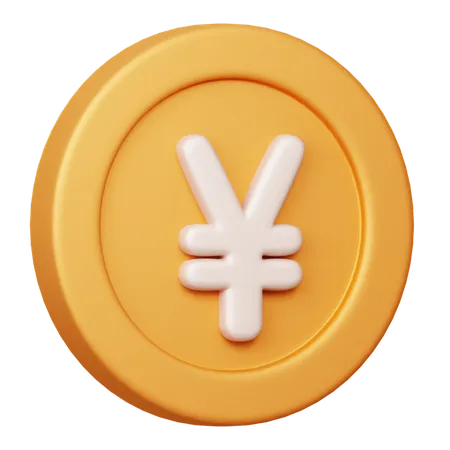 Free Iene Japonês JPY  3D Icon