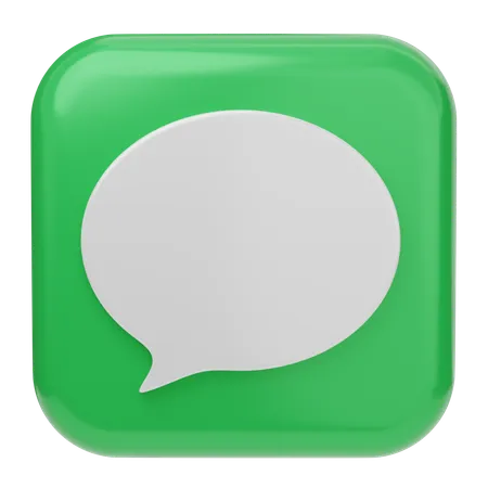 Free Imessage Ios  3D Icon