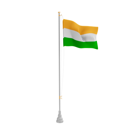 Free Inde  3D Flag