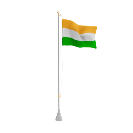 Free Inde  3D Flag