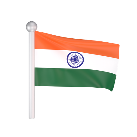 Free Indien Flagge  3D Icon