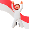 3d for indonesia independence
