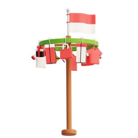 Free Indonesia Traditional Game 3D Icon