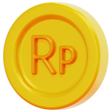 Free Indonesian Rupiah  3D Icon