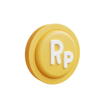 Free Indonesian Rupiah  3D Icon