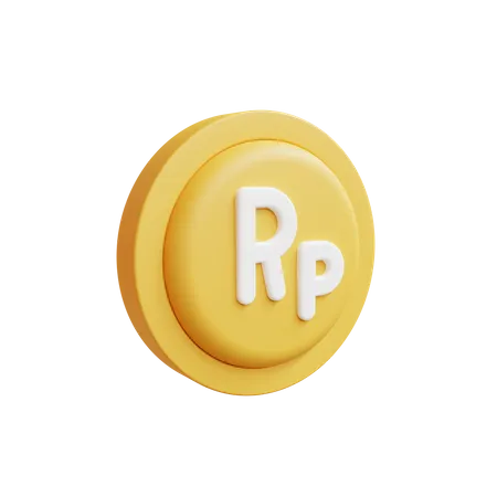 Free Indonesian Rupiah  3D Icon