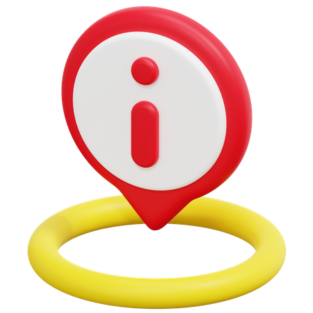 Free Information Location  3D Icon