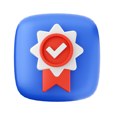 Free Insigne de récompense  3D Icon