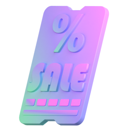 Free Insigne de vente  3D Icon