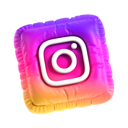 Free Instagram  3D Icon
