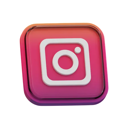 Free Instagram  3D Icon