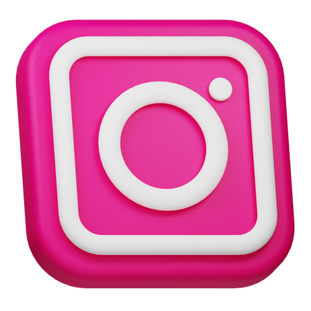 Free Instagram  3D Icon