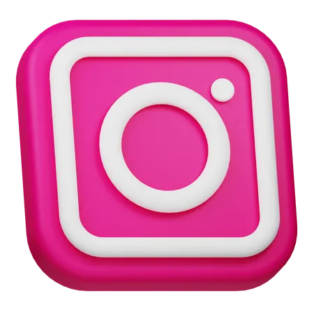 Free Instagram  3D Icon