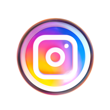 Free インスタグラム  3D Icon
