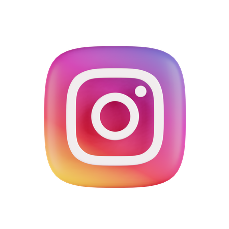 Free Instagram  3D Icon