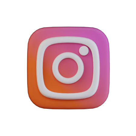 Free Instagram  3D Icon