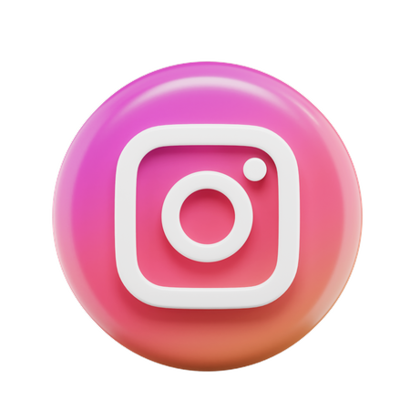 Free Instagram  3D Icon