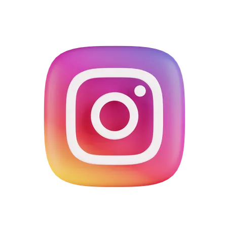 Free Instagram  3D Icon
