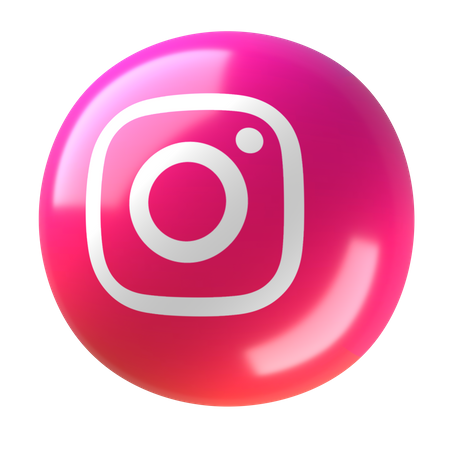 Free Instagram  3D Icon