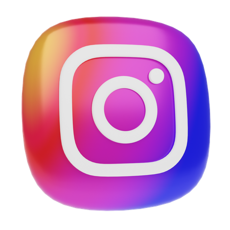 Free Instagram  3D Icon