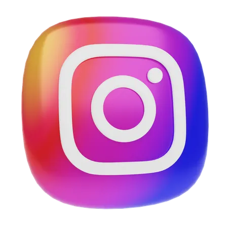 Free Instagram  3D Icon