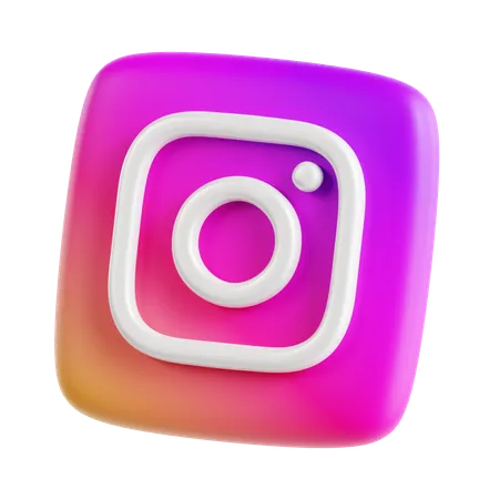 Free Instagram  3D Icon