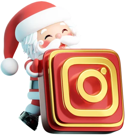 Free Instagram  3D Icon