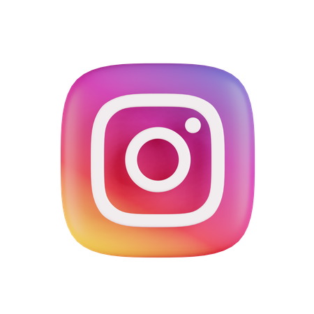 Free Instagram  3D Icon