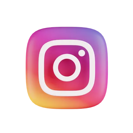 Free Instagram  3D Icon