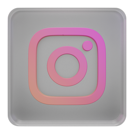 Free Instagram  3D Icon