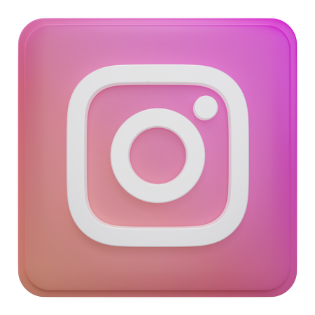 Free Instagram  3D Icon