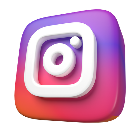 Free Instagram  3D Icon