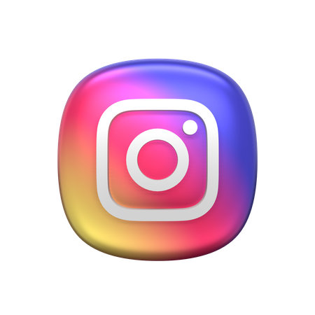 Free Instagram  3D Icon