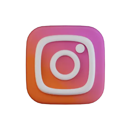 Free Instagram  3D Icon