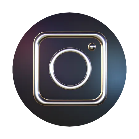 Free Instagram  3D Icon